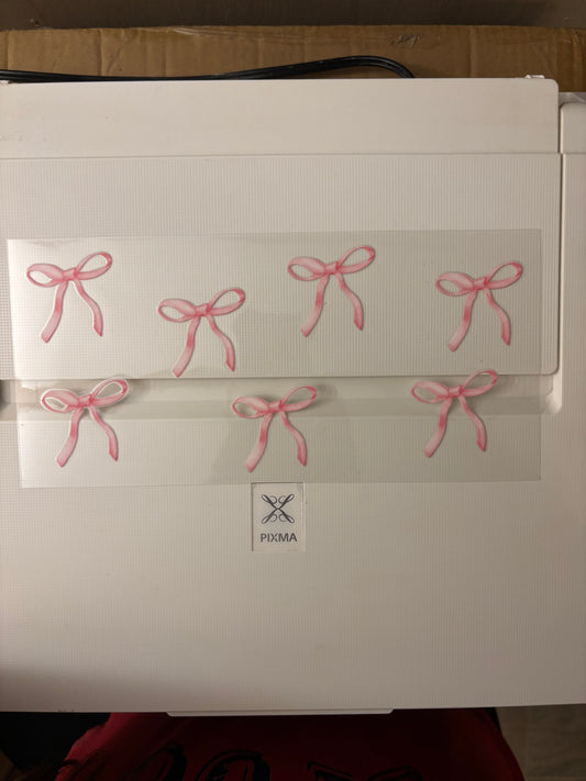 Pink bows
