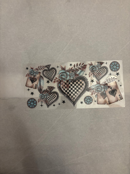 Checkered heart